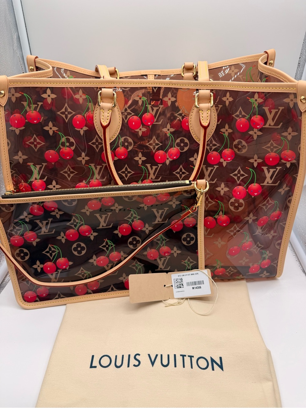 Louis Vuitton murakami cherry blossom On-The-Go gm - Picture 9 of 11